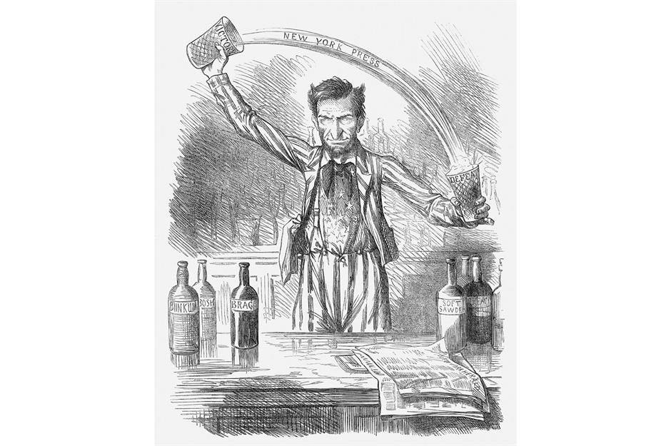 1. Lincoln was a licensed bartender
